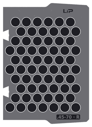.45-70 · R insert half, top view