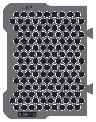 5.56 · L insert half, top view