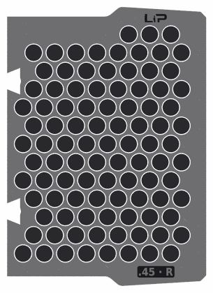 .45 · R insert half, top view