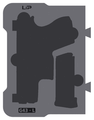 G43 · L insert half, top view